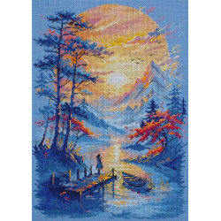 Kreuzstich-Set "Innerer Frieden" 27 x 38 cm AAH-339
