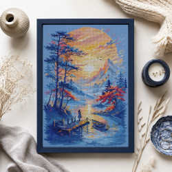 Kreuzstich-Set "Innerer Frieden" 27 x 38 cm AAH-339