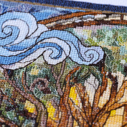 Kreuzstich-Set "Ewiger Baum" 28 x 28 cm AAH-333