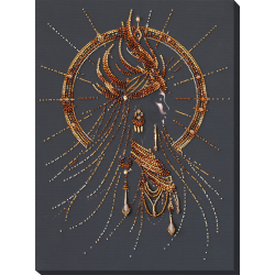 Hauptperlenstick-Set "Born to Shine" 22 x 31 cm AAB-985