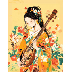 Diamond Painting kit with subframe "Biwa" 30x40 cm VA900