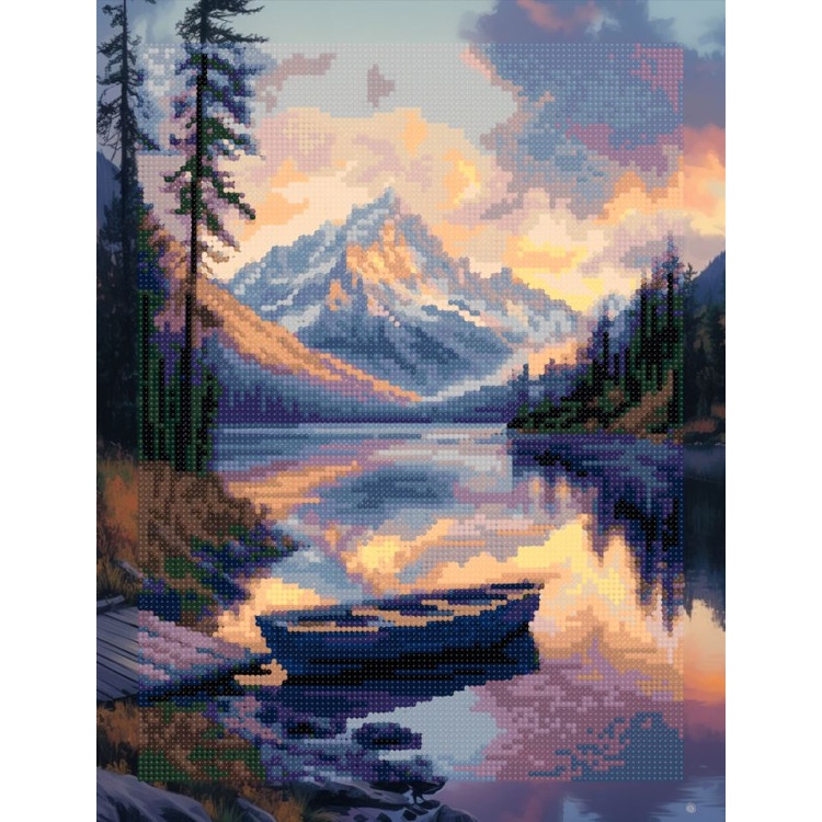 Diamond Painting kit with subframe "Hudson Bay" 30x40 cm VA905