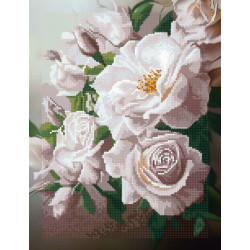Diamond Painting kit with subframe "Flowers" 30x40 cm VA909