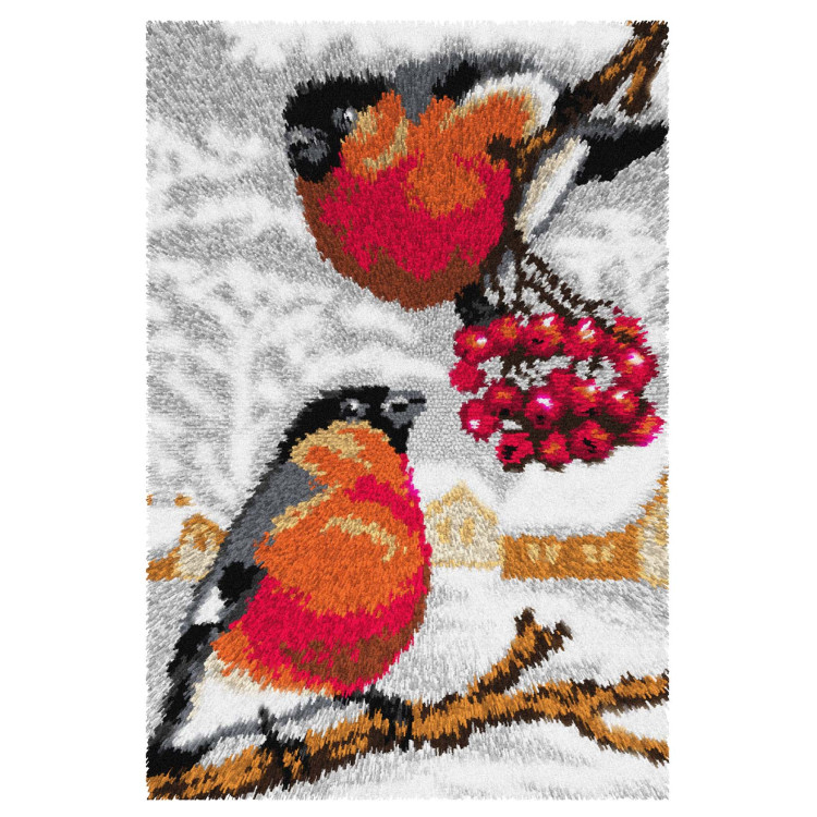 Latch-hook rug kit "Bullfinches" 50 x 74,5 cm SA4271