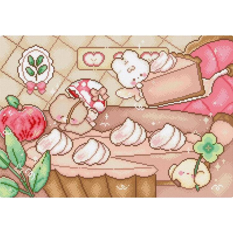 Kreuzstichset "Pumpkin Pie Chase" 32x22 cm LI10-013