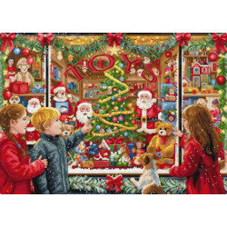 Cross stitch kit "Toy Wonderland" 45x32 cm L10-006