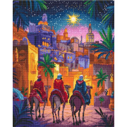 Siuvinėjimo kryželiu rinkinys "Trys karaliai" 23x29 cm LI62-00