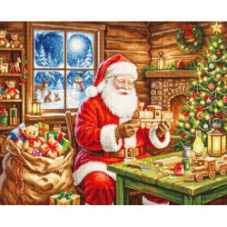 Cross Stitch Kit "Crafting Joy" 39x32 cm SB737
