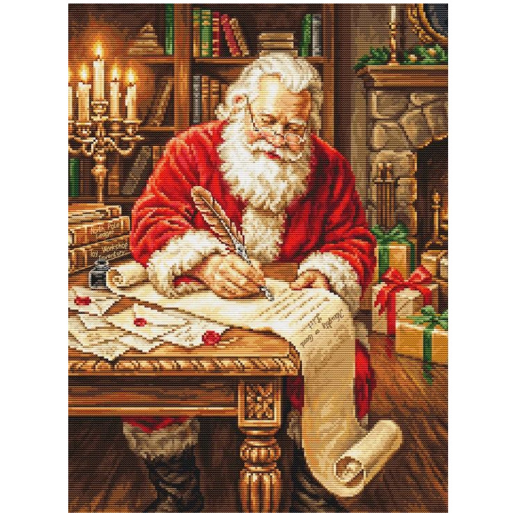 Kreuzstich-Set Die magische Liste 29x38 cm SBU5112
