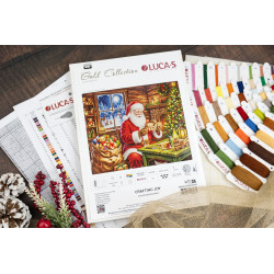 Cross Stitch Kit "Crafting Joy" 39x32 cm SB737