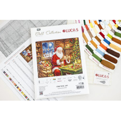 Cross Stitch Kit "Crafting Joy" 39x32 cm SB737