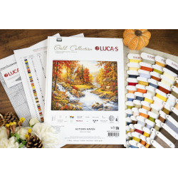 Petit Point Kit "Autumn Haven" 29.5x22 cm SG736