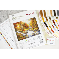 Petit Point Kit "Autumn Haven" 29.5x22 cm SG736