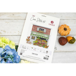 Cross Stitch Kit "Farm Shop" 27x24 cm SB1448