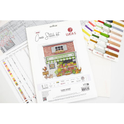 Cross Stitch Kit "Farm Shop" 27x24 cm SB1448