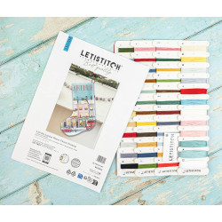 Kreuzstich-Set "London Winter Charm Stocking" 25 x 37 cm L10-004
