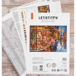 Kreuzstich-Set "Weihnachtsmagie" 40x29 cm L10-007
