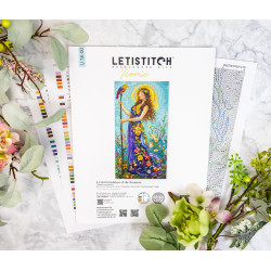 Cross stitch kit "Goddess of the Summer" 36x19 cm LI56-00
