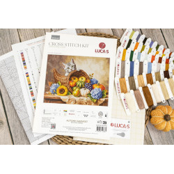 Cross Stitch Kit "Autumn Harvest" 41 x 32 cm SBU5113