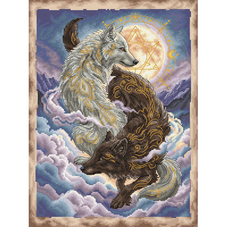 Cross stitch kit  "Light and Shadow" 23.65 × 31.75 cm AVA-P084