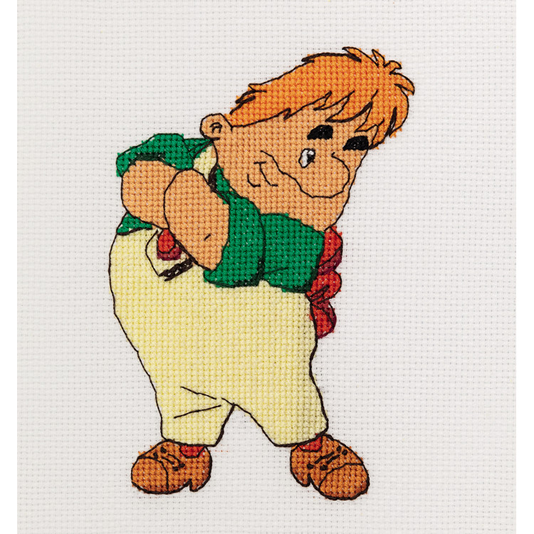 Cross stitch kit KLART "Karlsson" 11 x 15 cm KLCMF-8-574