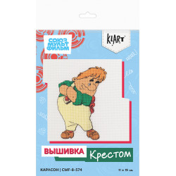Cross stitch kit KLART "Karlsson" 11 x 15 cm KLCMF-8-574