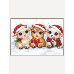 Cross stitch kit "Christmas Joy" 30x21 cm SRA1050