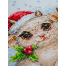 Cross stitch kit "Christmas Joy" 30x21 cm SRA1050