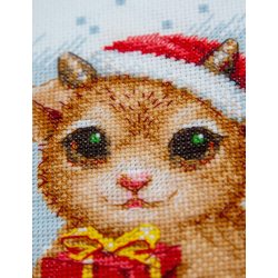Cross stitch kit "Christmas Joy" 30x21 cm SRA1050