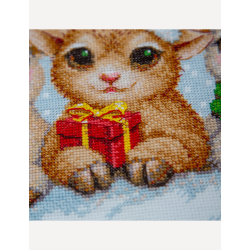 Cross stitch kit "Christmas Joy" 30x21 cm SRA1050