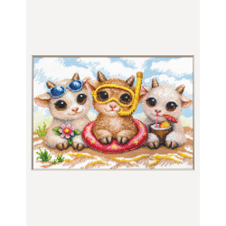 Cross stitch kit "Summer Joy" 30x21 SRA1049