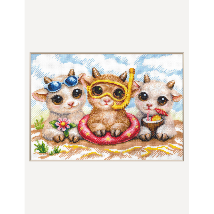 Cross stitch kit "Summer Joy" 30x21 SRA1049
