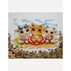 Cross stitch kit "Summer Joy" 30x21 SRA1049