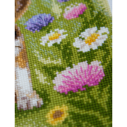 Cross stitch kit "Meadow Pup" 20x20 SRA1048