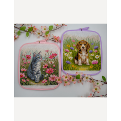 Cross stitch kit "Meadow Pup" 20x20 SRA1048