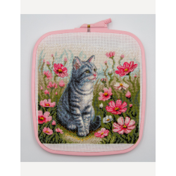 Cross stitch kit "Garden Whiskers" 20x20 SRA1041