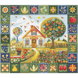 Cross stitch kit "Summer Patterns" 32 х 27 cm SANL-29