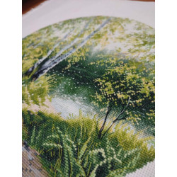 Cross stitch kit "A Hot Day" 25×25 cm S1750
