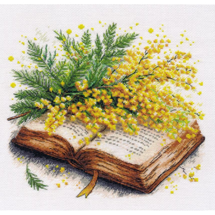 Cross stitch kit "The Poetry of Spring" 25×23 cm S1748