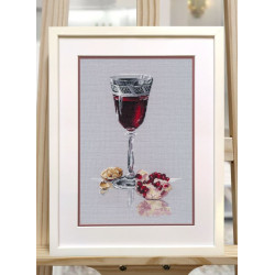Cross stitch kit "Garnet Gleam" 17×25 cm S1746