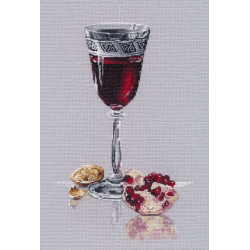 Cross stitch kit "Garnet Gleam" 17×25 cm S1746
