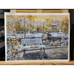 Cross stitch kit "Early Snow" 36×27 cm S1744