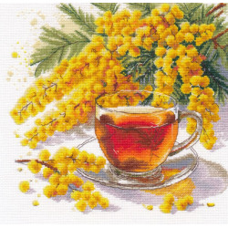 Cross stitch kit "A Spring Compliment" 24×26 cm S1740