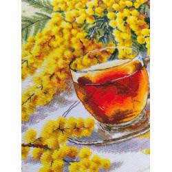 Cross stitch kit "A Spring Compliment" 24×26 cm S1740