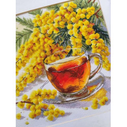 Cross stitch kit "A Spring Compliment" 24×26 cm S1740