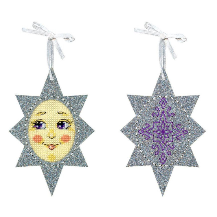 Cross stitch kit "Radiant Star" 14 x 9 cm ST-1210