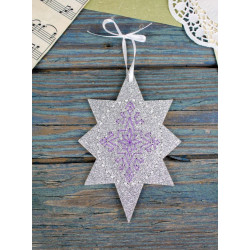 Cross stitch kit "Radiant Star" 14 x 9 cm ST-1210