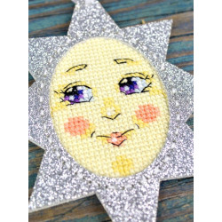 Cross stitch kit "Radiant Star" 14 x 9 cm ST-1210