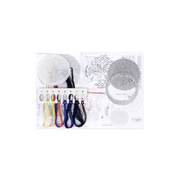 Cross stitch kit "A Moon in Silver" 9 x 9 cm ST-1207