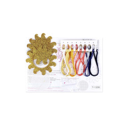 Cross stitch kit "A little sun in gold" 11 x 11 cm ST-1206